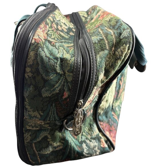Atlantic Floral Tapestry Carry-On Bag With Dual Zippers - Picture 3 of 10